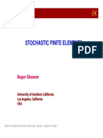 Stochastic Finite Elements: Roger Ghanem