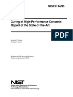Curing of High-Performance Concrete: Report of The State-of-the-Art