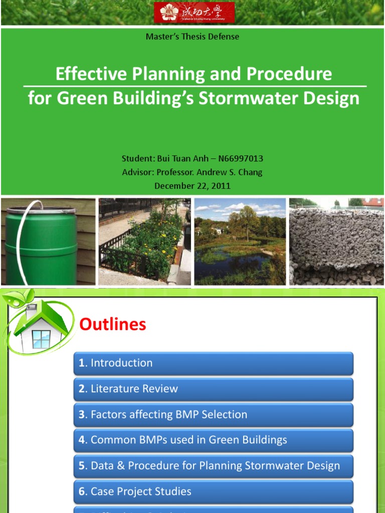 Stormwater Design for Green Buildings | PDF | Stormwater | Surface Runoff