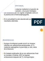 Exposición ginecologia obstrucciones tubaricas 