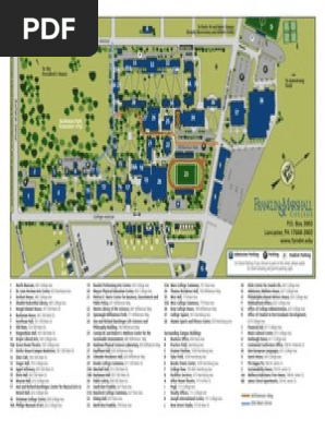 Franklin And Marshall College Map Franklin Marshall College Campus Map | Pdf | Students | Universities And  Colleges