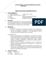 PLAN de Trabajo Feria de Matematica