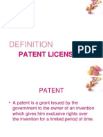 Patent Licensing 