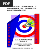 Evaluacion Economica y Financiera en Proyectos de Inversion