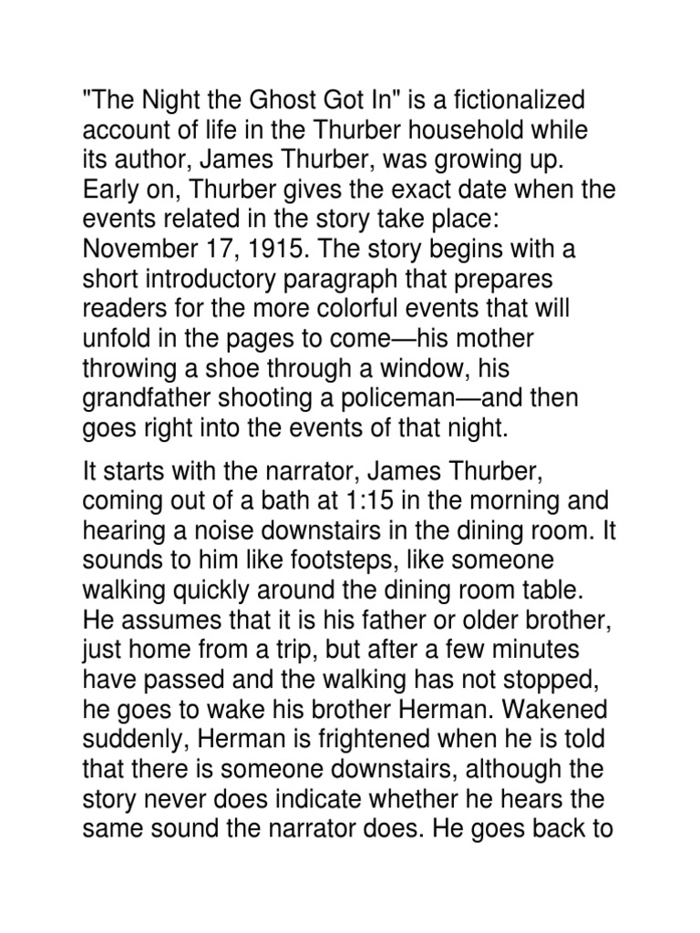 The Night Ghost Got in Download Free PDF Violence