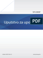 Samsung Galaxy s5 User Manual SM G900F Serbian Language 201404