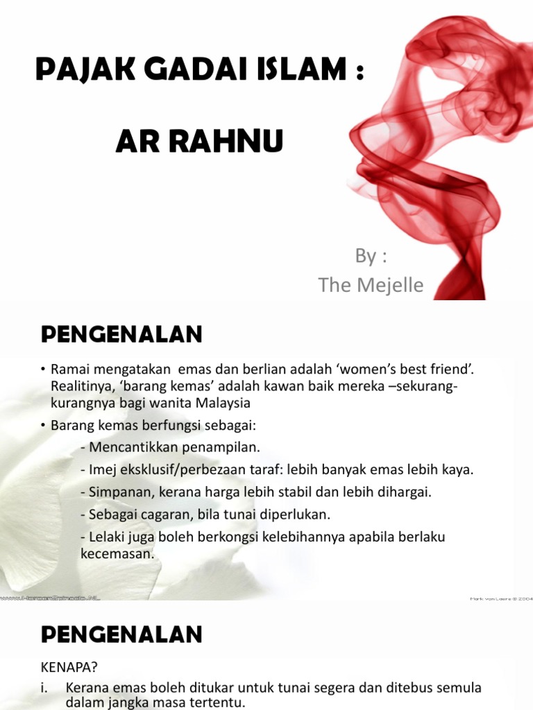Pajak Gadai Islam Ar Rahnu Pdf