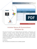 Instalasi Nessus & Enumerations Windows XP