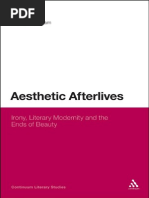 Continuum - Aesthetic Afterlives - Irony, Literary Modernity and The Ends of Beauty