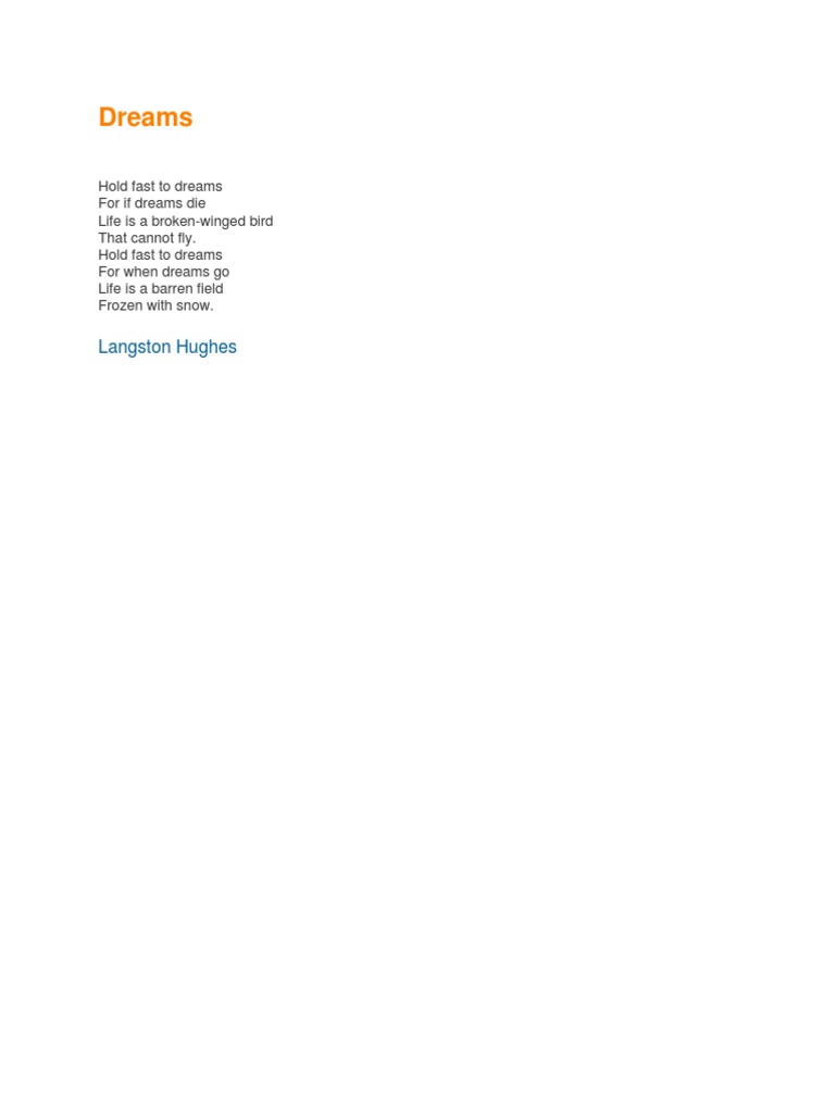 Dreams | PDF | Young Adult