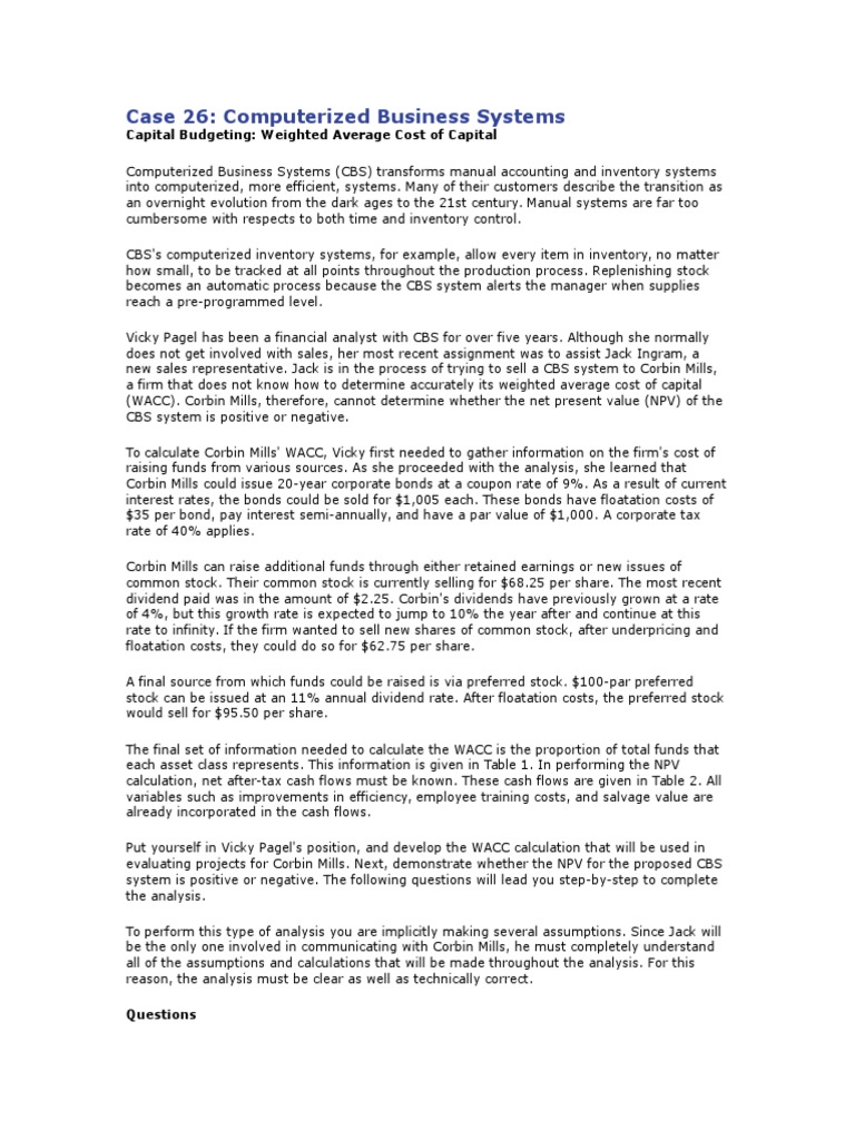 Case studies in finance picture