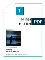 The Importance of Leadership