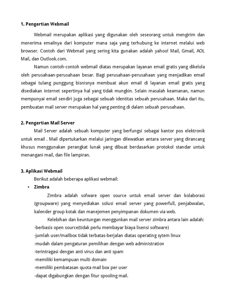 Aplikasi Webmail untuk Server Ubuntu | PDF | Komputer | Teknologi ...