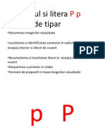 Sunetul Si Litera P P