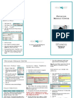 physician message centertrifold