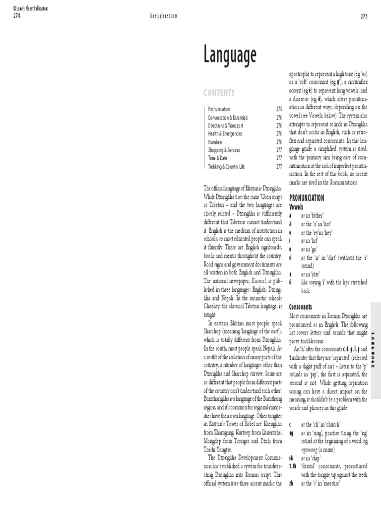 Bhutan 3 Language Glossary - v1 - m56577569830512218 | PDF | Bhutan ...