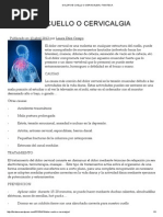 Dolor de Cuello o Cervicalgia _ Fisioteca