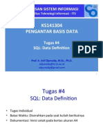 Tugas PBD #4 SQL DDL
