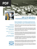 C2IU Modbus Communication Portfolio