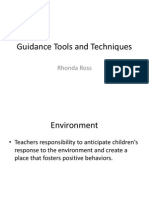 Guidance Strategies or Tools