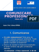 Comunicare Profesionala