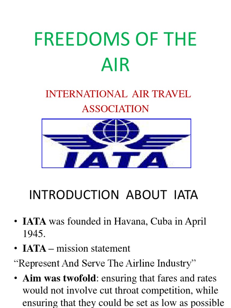Freedoms of The Air | PDF | Airlines | Aviation