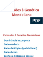 Extensões Genética Mendeliana