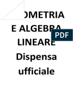 Geometria E Algebra Lineare(Materiale Cherubini Completo)