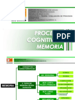 Procesos Cognitivos Memoria