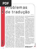 Problemas de Tradução