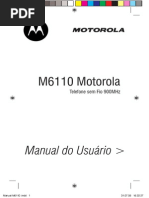 Manual M6110 Motorola