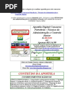 Apostila Digital Concurso Petrobras Tecnico de Administracao e Controle Junior Gratis Baixar Download 2009 2010
