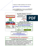 Apostila Digital Concurso Petrobras Tecnico de Administracao e Controle Junior Gratis Baixar Download 2009 2010