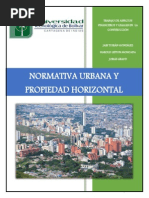 Trabajo de Aspectos Legales y Financieros. Normativa Urbana y Propiedad Horizontal.
