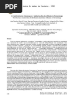 A Contribuição dos Museus para a Institucionalização e Difusão da Paleontologia