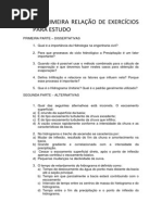 Relação de Exercicios Para Estudo Resolvidos