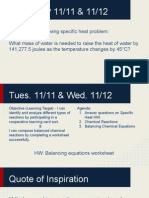 chemical equations