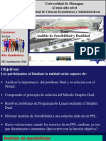 Sensibilidad Programacion Lineal