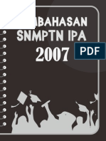 SNMPTN IPA 2007 + Pembahasan