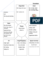 Monthly Curriculum December