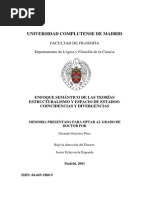 Teorias Del Estructuralismo y Espacio de Estados