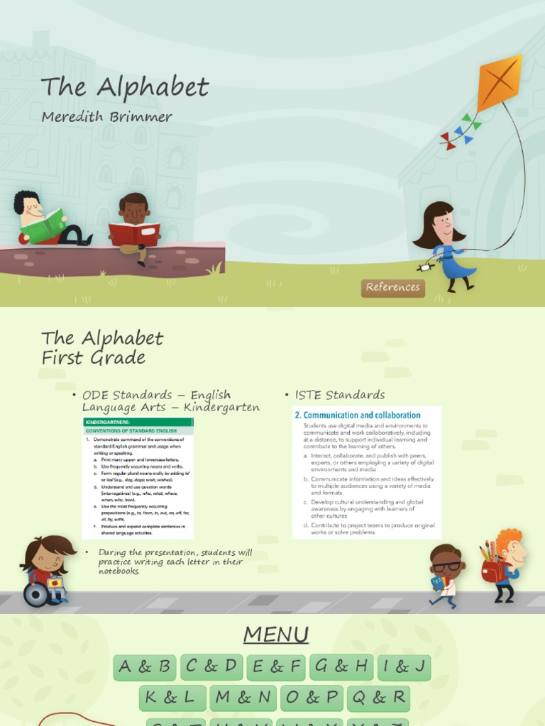 First Grade Alphabet Writing Guide | PDF