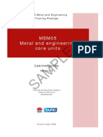 MEM05 Metal and Engineering Core Units - Learner Guide
