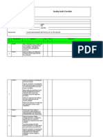 Quality Audit Checklist for Flange Management