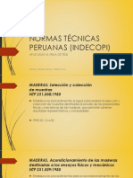 Algunas Normas Técnicas Peruanas.