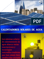 Calentadores Solares de Agua