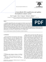 Monolithic Integrated Microfluidic DNA Amplification and Capillary Electrophoresis Analysis System