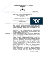 Perda No. 2 Thn 2013 Tentang Rencana Zonasi Wilayah Pesisir Dan Pulau-pulau Kecil Kabupaten Serang Tahun 2013-2033