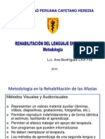 Metodología en La Rehabilitación de Las Afasias