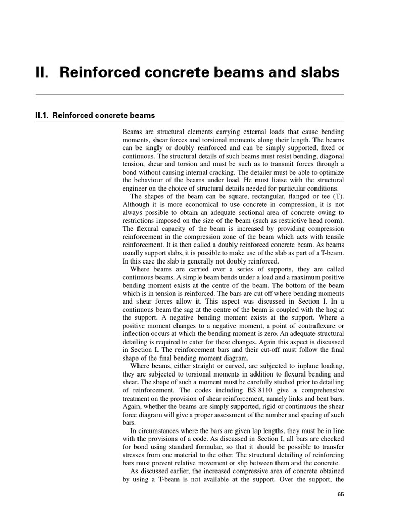 Chapter 2 Reinforced Concrete Beams and Slabs PDF | PDF